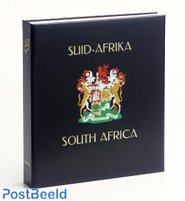 Luxe band postzegelalbum Zuid Afrika Unie