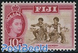 10p, WM5, Stamp out of set