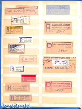 Lot 'Registered' labels, see 4 pictures
