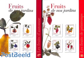 Fruits de nos jardins 2 m/s, French personal stamps
