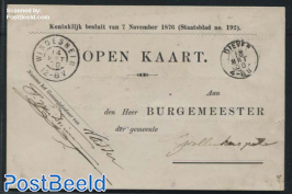 Kleinrond DIEVER on official mail
