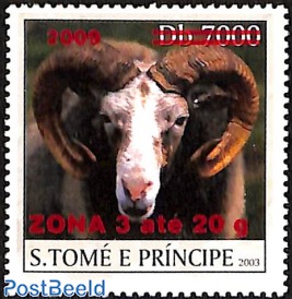 goat, overprint zona 3 red