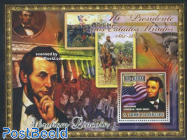Abraham Lincoln s/s (topicals on border)
