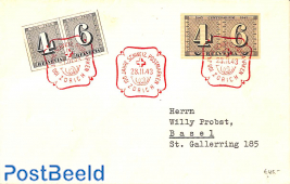 Cover with stamp centenary stamps 