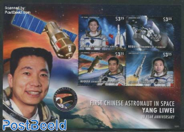 First Chinese astronaut 4v m/s