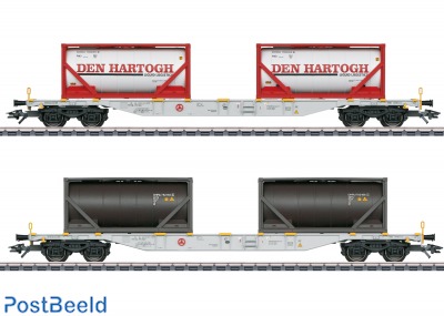 AAE Type Sgns Container Wagon Set "Den Hartogh"