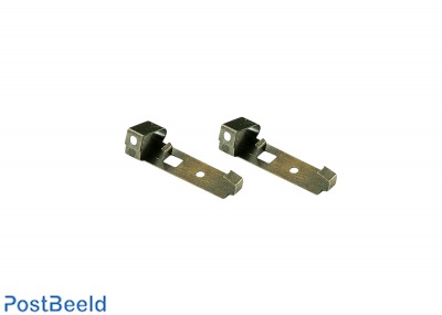 Two Feeder Clips, Single Conductor, for Track with Concrete Ties