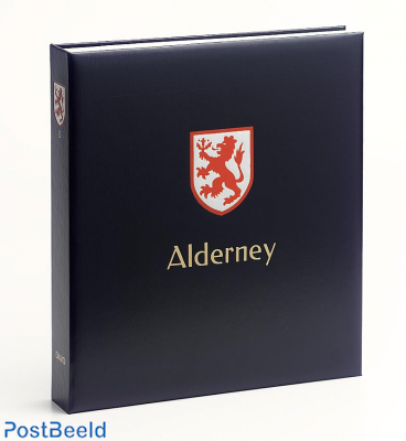 Luxe band postzegelalbum Alderney I