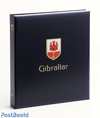 Luxe band postzegelalbum Gibraltar (Zonder Nummer)