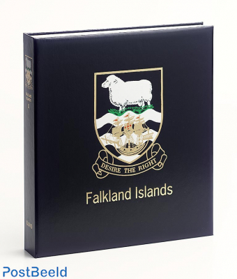 Luxe band postzegelalbum Falkland Dep. (Zonder Nummer)