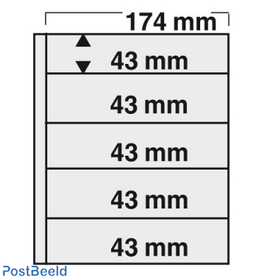 1 compact blad 5 vaks (43x174mm)