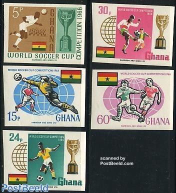 World Cup Football 5v imperforated