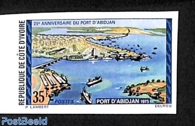 Abidjan harbour 1v, imperforated