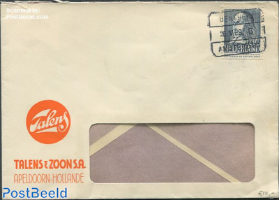 Cover from Apeldoorn with nvhp no.322