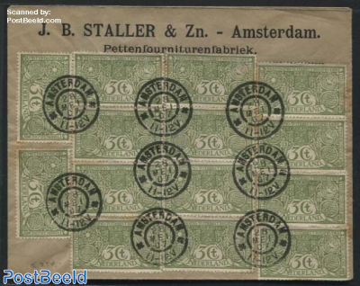 Cover with 14x NVPH No. 85, Postmark: 28 MEI 07