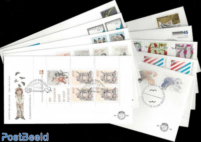 FDC Yearset 1982 (10 envelopes)