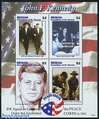 J.F. Kennedy, Peace corps 4v m/s