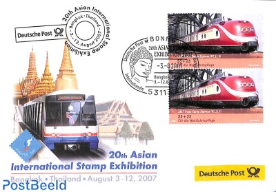 Cover Asian stamp exposition